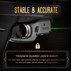 Green Laser Sight Designed to Fit Glock 48 with Holster Combo, Green Beam Sight with Power Indicator, Custom-Made IWB Kydex Holster Right Hand, WLS-105G w/ G48 Holster|WARRIORLAND - WARRIORLAND
