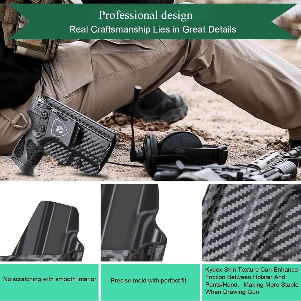 Carbon Fiber Kydex Holster for Taurus G2C G3C Millennium PT111 G2 PT140  9mm | WARRIORLAND