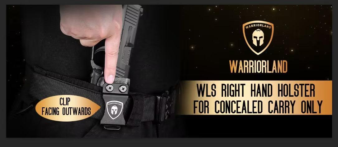 WLS-101G Green Laser Sight and Kydex Holster Combo Tailored Fit Taurus G2C/G3C/PT111 Millennium G2/PT140, Ultra Compact G2C Beam Sight, Gun Sight with Ambidextrous On/Off Switch & Power Indicator|WARRIORLAND - WARRIORLAND