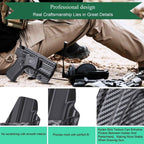 IWB Holster for Glock 43 43x - Carbon Fiber Kydex | WARRIORLAND
