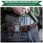 Smith & Wesson M&P Shield 9mm 380 EZ Kydex IWB Holster with Claw  for Fat Guys | WARRIORLAND