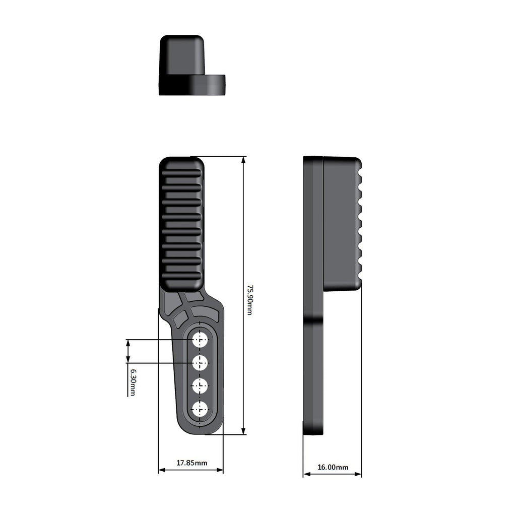 Holster Claw Kit, Light Concealment Wing for IWB Holsters, Kydex Holster Claw with Hardware Kit, Right Hand/Left Hand Combo Claw Kit|WARRIORLAND - WARRIORLAND