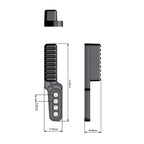 Holster Claw Kit, Light Concealment Wing for IWB Holsters, Kydex Holster Claw with Hardware Kit, Right Hand/Left Hand Combo Claw Kit|WARRIORLAND - WARRIORLAND