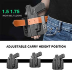 Glock 17/19 TLR8/TLR8A Holster OWB Kydex Holster Fit: Glock 17 G19 G44 G45 GEN 1-5 G23 G32 Gen 3-4  Right Hand | Warriorland