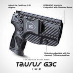 Carbon Fiber Kydex Holster for Taurus G2C G3C Millennium PT111 G2 PT140  9mm | WARRIORLAND