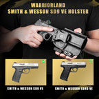 IWB Kydex Holster with Claw Attachment and Optic Cut Fit Smith & Wesson SD9VE & SD40VE Pistol, Inside Waistband Appendix Carry SD9 VE Holster, Adj. Cant & Retention, Right Hand|WARRIORLAND - WARRIORLAND