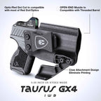 Taurus GX4 IWB Kydex Holster with Claw Red Dot Optics Cut Trigger Guard Holsters for Fat Guys | WARRIORLAND