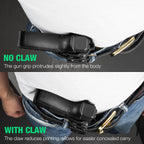 WARRIORLAND IWB Kydex Holster Optic Cut & Claw Compatible with Springfield Hellcat Pro, Inside Waistband Conceal Carry, Adj. Cant and Retention, Right Hand - WARRIORLAND
