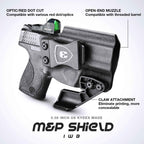 Smith & Wesson Kydex IWB Holster with Claw M&P Shield/ Plus/ M2.0   9mm/.40 Pistol for Fat Guys | WARRIORLAND