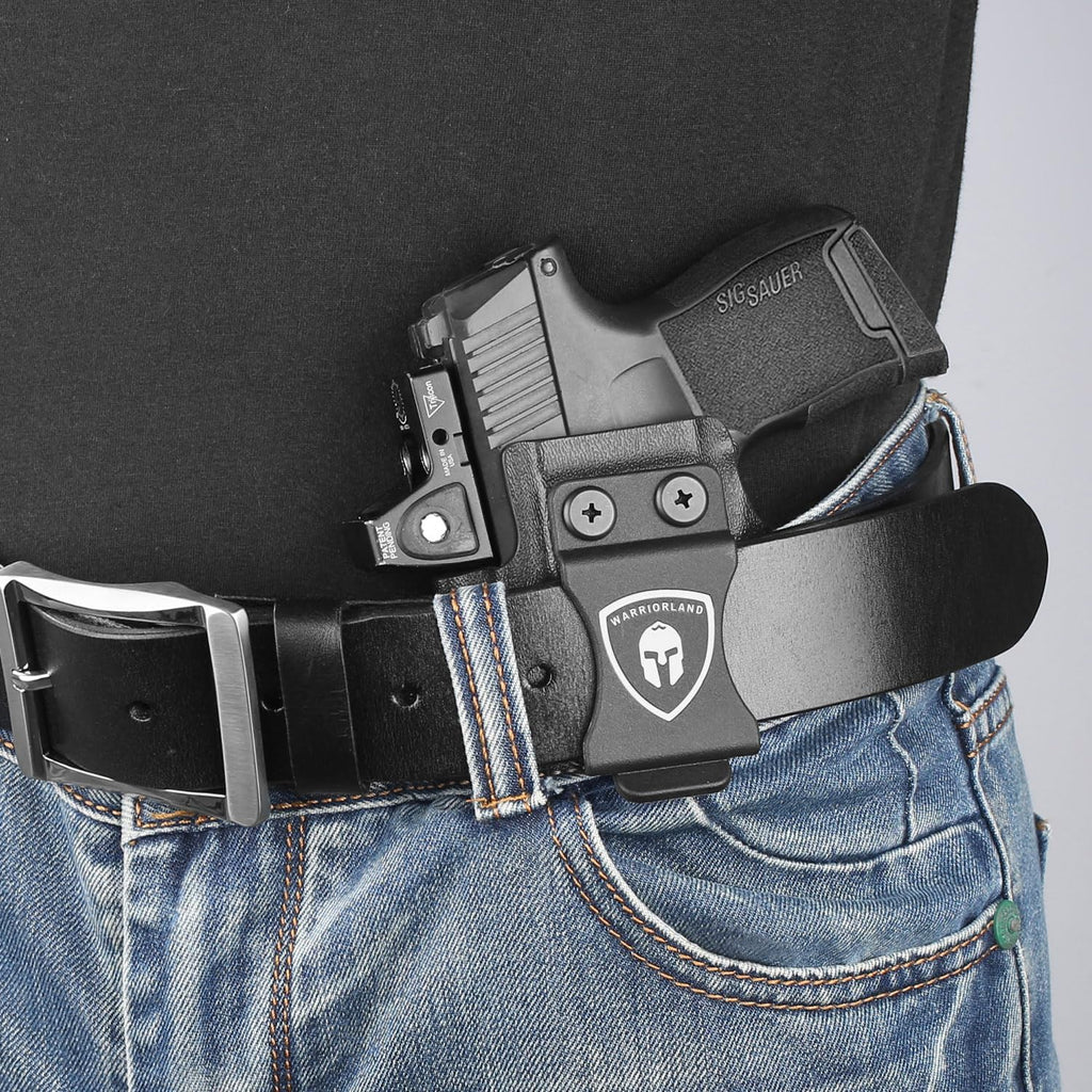 Warriorland Left Hand IWB Holster for Sig P365/P365XL, WLS-103/103G Compatible, Optic Ready Kydex (Holster Only) - WARRIORLAND