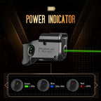 WARRIORLAND Green Laser Sight With Left Hand Holster Combo Tailored Fit Taurus G2C / Taurus G3C / Millennium G2 PT111 & PT140, Ultra Compact G2C Beam Sight, Gun Sight with Ambidextrous On/Off Switch & Power Indicator,	 WLS-101G-H-G2C-L - WARRIORLAND