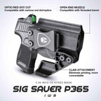 IWB Kydex Holster with Claw for Sig Sauer P365 SAS P365X P365XL 9mm Pistol with Optics Cut  for Fat Guys | WARRIORLAND