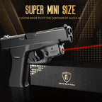 Red Laser Sight Designed to Fit Glock 48 with Holster Combo, Red Beam Sight with Power Indicator, Custom-Made IWB Kydex Holster Right Hand, WLS-105 w/ G48 Holster - WARRIORLAND