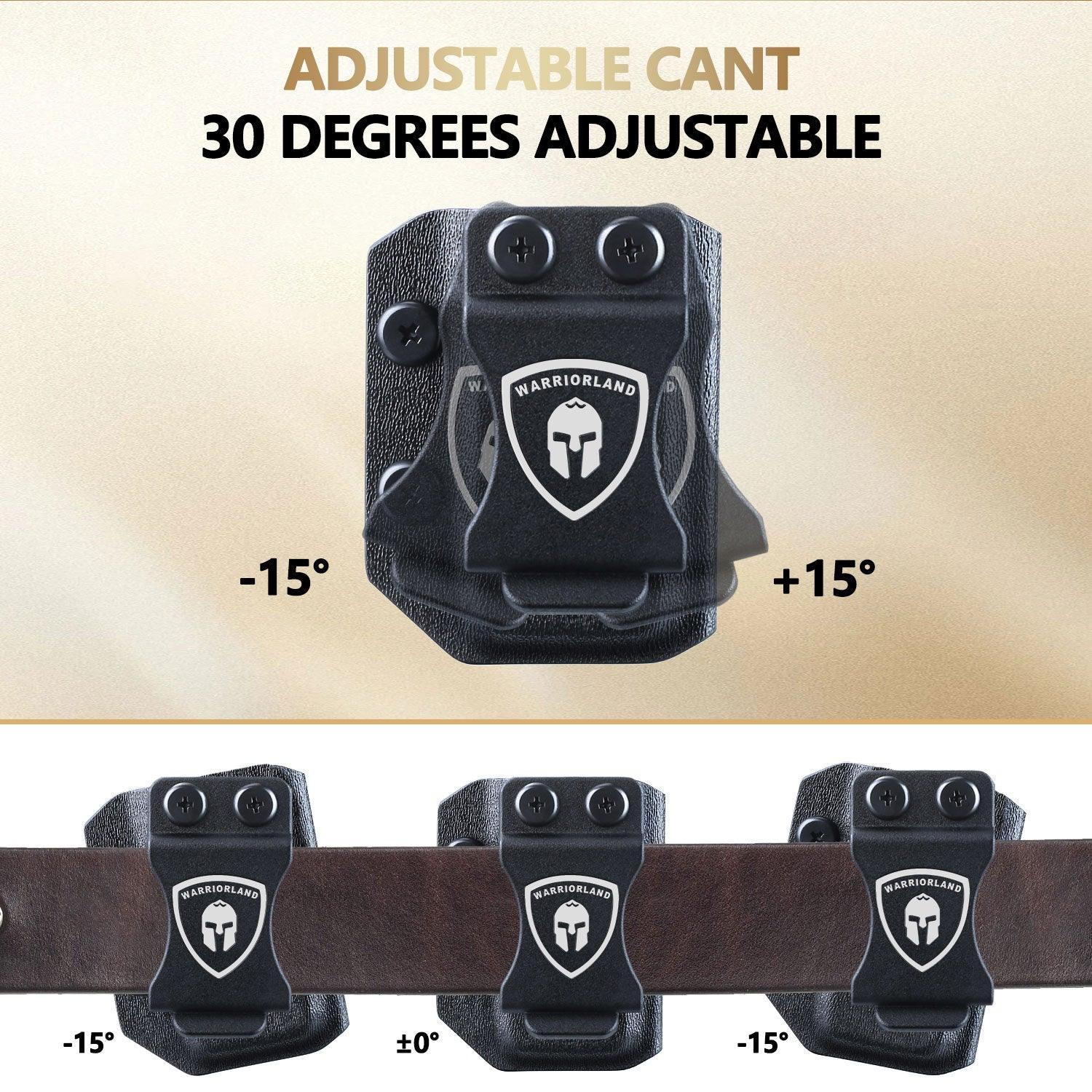 1911 Mag Carrier IWB/OWB .45ACP Single Stack Magazine Holster Fit: 1911 .45ACP Magazine, Right Hand/Left Hand Draw Mag Holder|WARRIORLAND - WARRIORLAND
