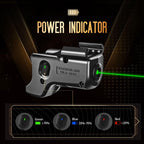 WLS-104G Laser Sight Tailored Fit Glock 17/19/19X/23/31/32/44/45, Ultra Compact G19 Beam Sight, Gun Sight with Ambidextrous On/Off Switch & Power Indicator|WARRIORLAND - WARRIORLAND