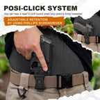 Kydex IWB Holster with claw Optics Cut for P226 LEGION'' Barrel, Inside Waistband Appendix Concealed Carry Holster P226, Adj. Cant & Posi-Click Retention, Right Hand | WARRIORLAND