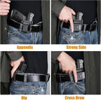 WARRIORLAND IWB Kydex Holster Compatible with Beretta APX Full Size Adjustable Cant & Retention Concealed Carry Posi-Click Lock Right Hand - WARRIORLAND