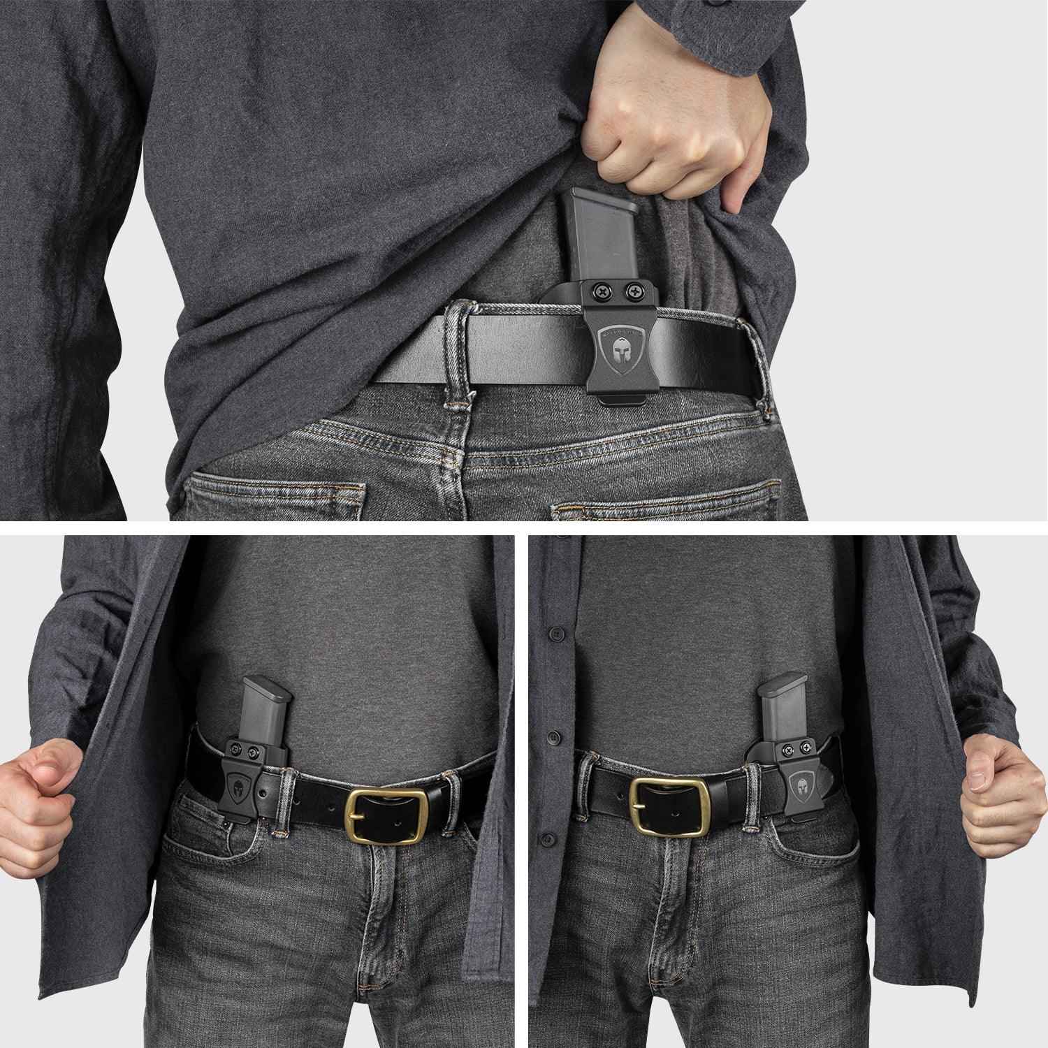 Kydex 9mm .40 .45ACP Universal Mag Carrier IWB OWB Magazine Holster Single Double Stack | WARRIORLAND