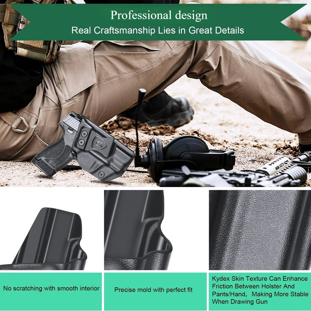 IWB Holster Fit M&P Shield 9mm &Smith & Wesson .40 3.1’’ M&P Shield M2.0 Compact Warriorland - WARRIORLAND