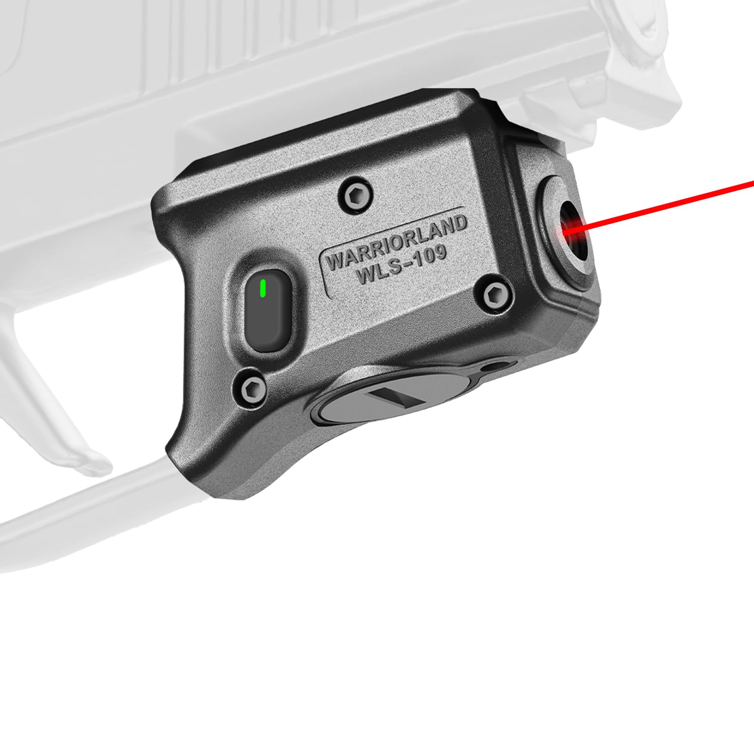 WARRIORLAND Red Laser Sight Tailored Fit P365X Macro Beam Sight, Trigger Guard Laser with Ambidextrous On/Off Switch & Power Indicator, WLS-109 - WARRIORLAND
