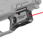 WARRIORLAND Red Laser Sight Fit Smith & Wesson M&P 9mm Shield EZ & M&P 380 Shield EZ, First Red Beam Sight with Power Indicator, S&W M&P Shield 9mm EZ Laser with Ambidextrous On/Off Switch, WLS-159 - WARRIORLAND