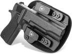 WARRIORLAND IWB Hybrid Kydex&Nylon Gun Holster for Colt 1911 Holster,Fits 1911 5'' No Rail Optics Cut Pistol Holster,Concealed Carry Holster for Men/Wome,Right Hand - WARRIORLAND