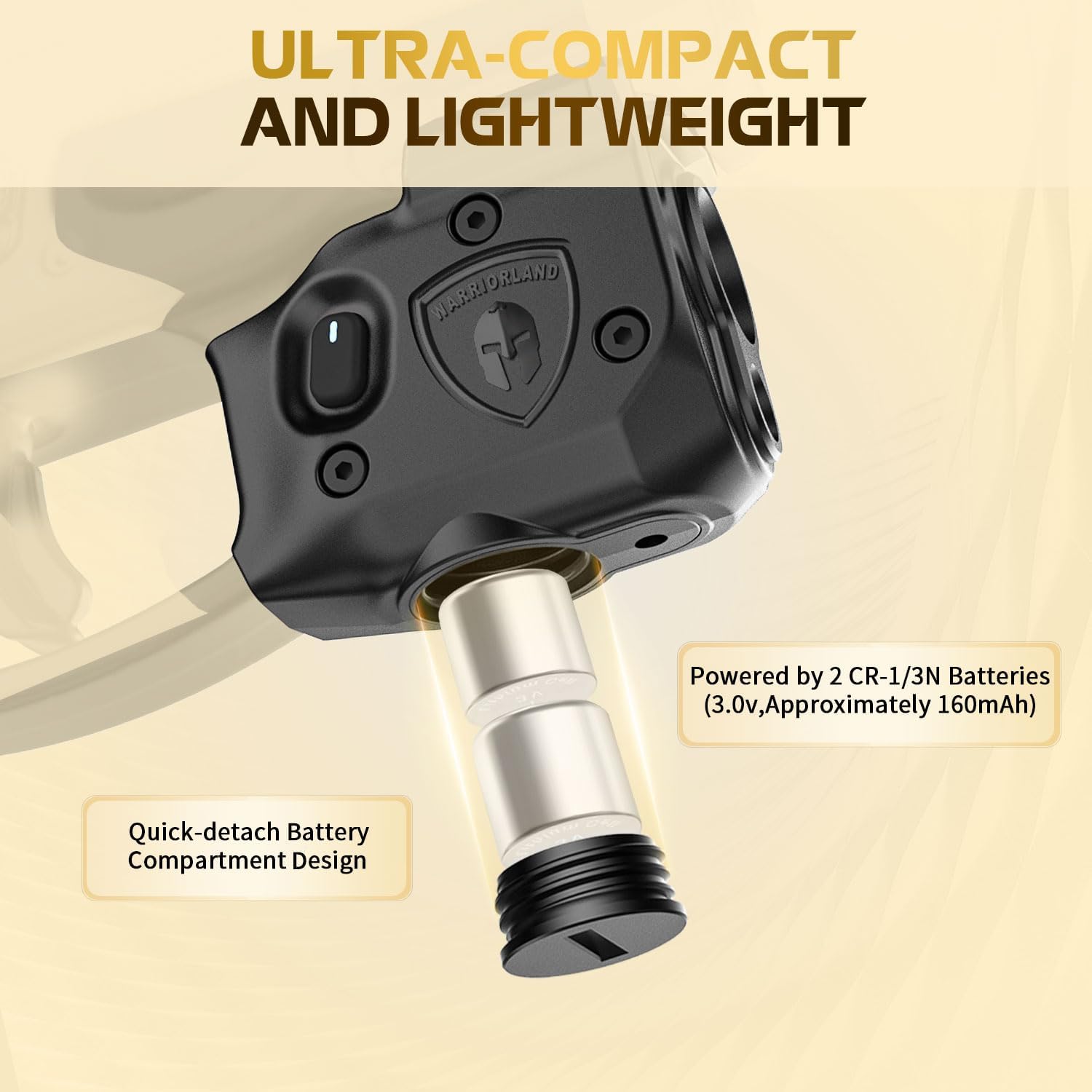WARRIORLAND Pistol Light Laser Combo Fits Taurus G2C /G3C /Millennium PT111 G2 / PT140 G2/Taurus G3, Compact 150-Lumen Trigger & Rail Mounted Tactical Weapon Light with Red Laser & White LED Flashlight, SLL-101 - WARRIORLAND