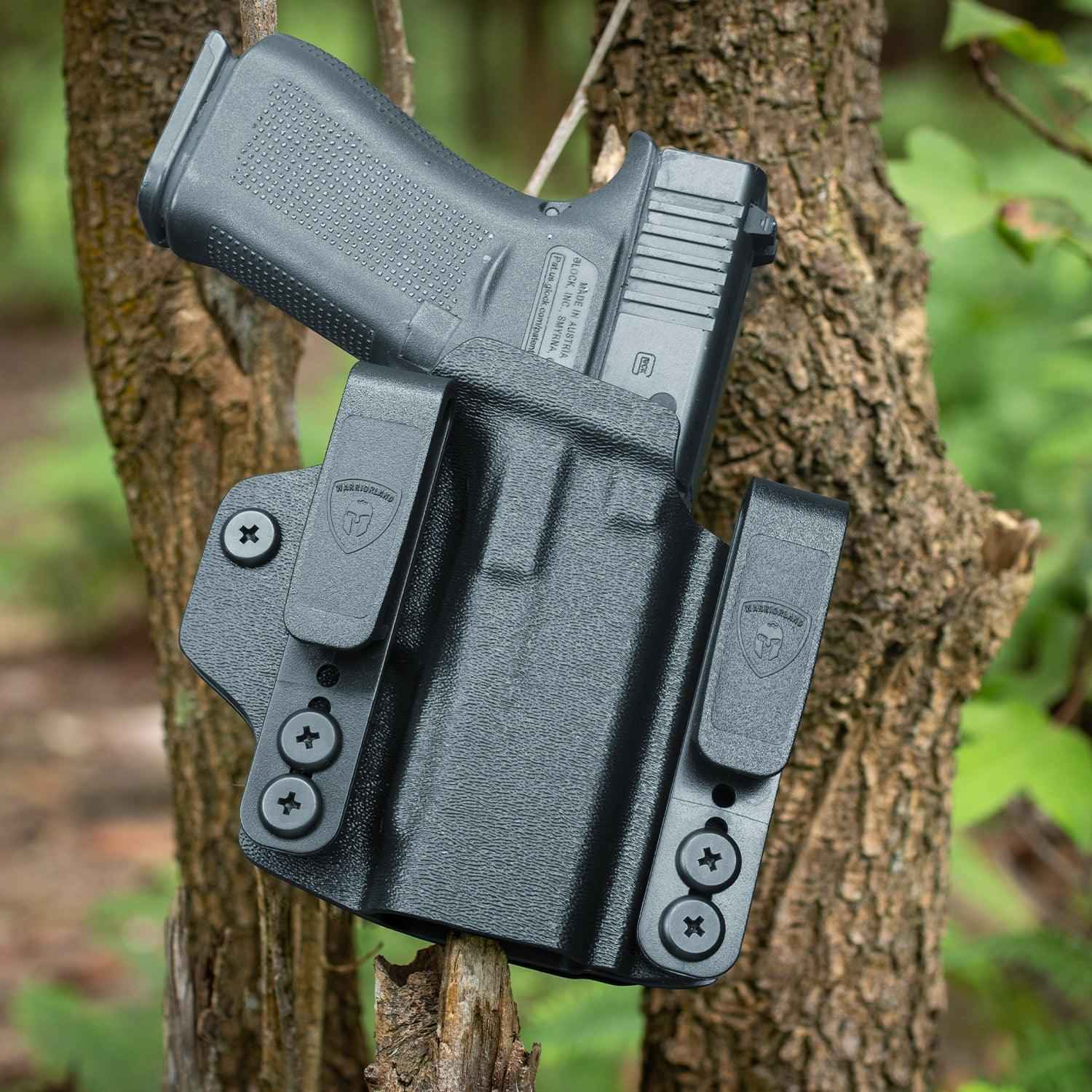 Glock 43/43X/MOS IWB & OWB Convertible Holster Holsters, Optic Ready, Adj Ride Height,Right Hand | Warriorland