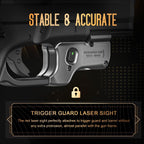 WLS-104G Laser Sight Tailored Fit Glock 17/19/19X/23/31/32/44/45, Ultra Compact G19 Beam Sight, Gun Sight with Ambidextrous On/Off Switch & Power Indicator|WARRIORLAND - WARRIORLAND