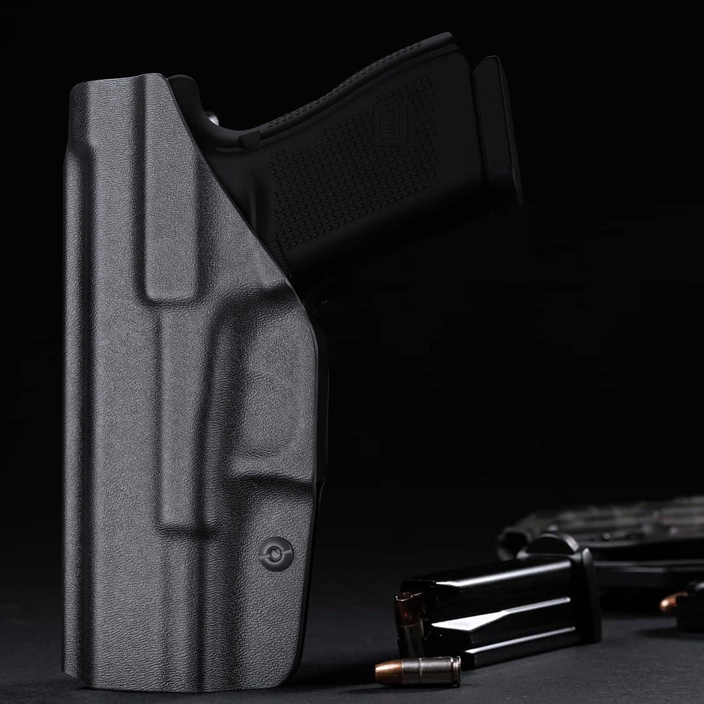 IWB Kydex Holster Custom Fit: Glock 17/19/34 Gen3-5、Glock 22/23/31/32 Gen 3-4、Glock 19/44/45，Adj. Cant & Retention, Right Hand|WARRIORLAND - WARRIORLAND