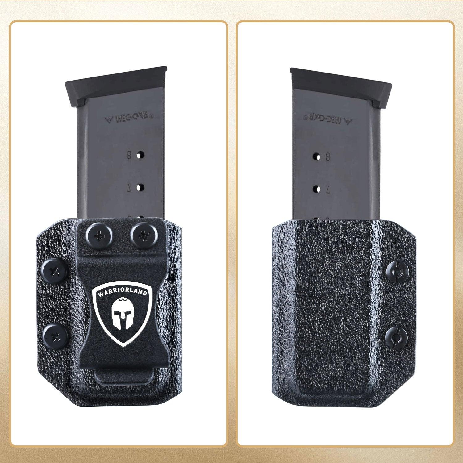 1911 Mag Carrier IWB/OWB .45ACP Single Stack Magazine Holster Fit: 1911 .45ACP Magazine, Right Hand/Left Hand Draw Mag Holder|WARRIORLAND - WARRIORLAND