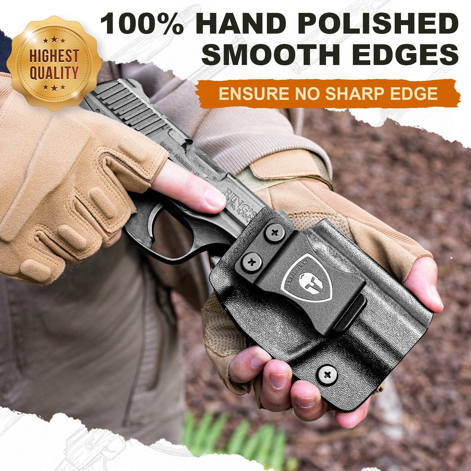 Ruger MAX-9 Holster IWB Kydex Holster Optics Cut: Ruger Max 9 Pistol, Inside Waistband Appendix Carry MAX 9mm Holster, Adj. Retention & Cant, Right/Left Hand Optional|WARRIORLAND - WARRIORLAND