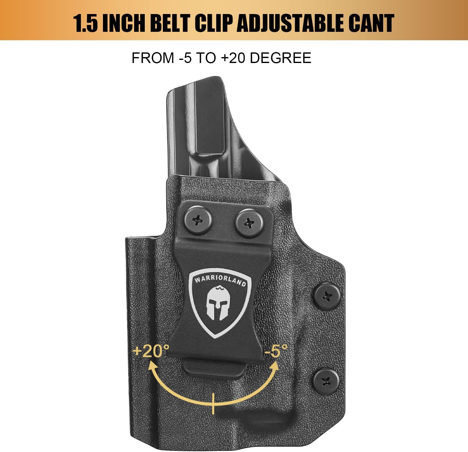 Warriorland Left Hand IWB Holster for Sig P365/P365XL, WLS-103/103G Compatible, Optic Ready Kydex (Holster Only) - WARRIORLAND