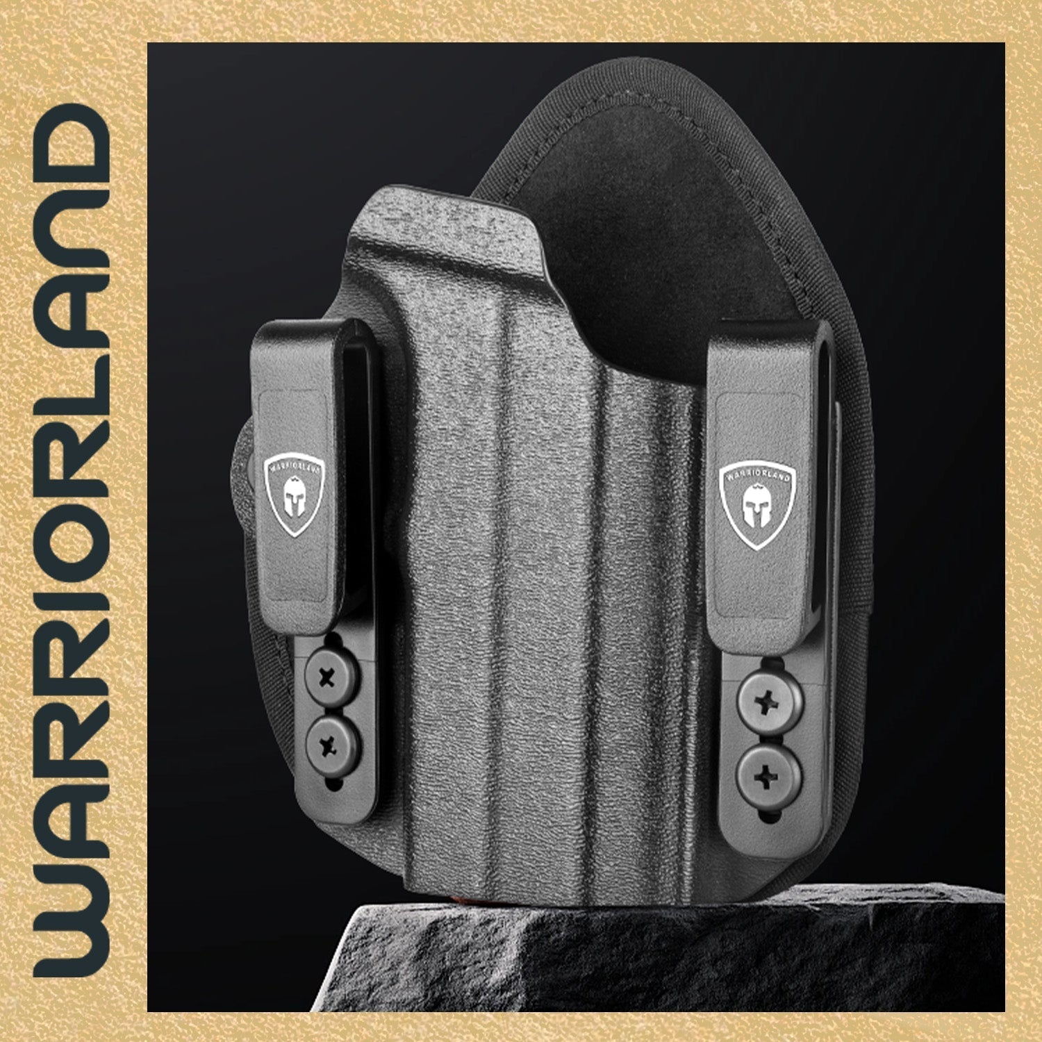 Universal Hybrid Kydex&Nylon Holster for Pistols, Gun Holsters for Men/Women, 9mm Holsters for Pistols, Concealed Carry 380 Holster for Women,Fits G19 G17,M&P Shield and Similar Handgun - WARRIORLAND