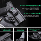 Smith & Wesson SD9 SD40 VE Inside Waistband Concealed Carry Holster with Claw Holsters for Fat Guys | WARRIORLAND