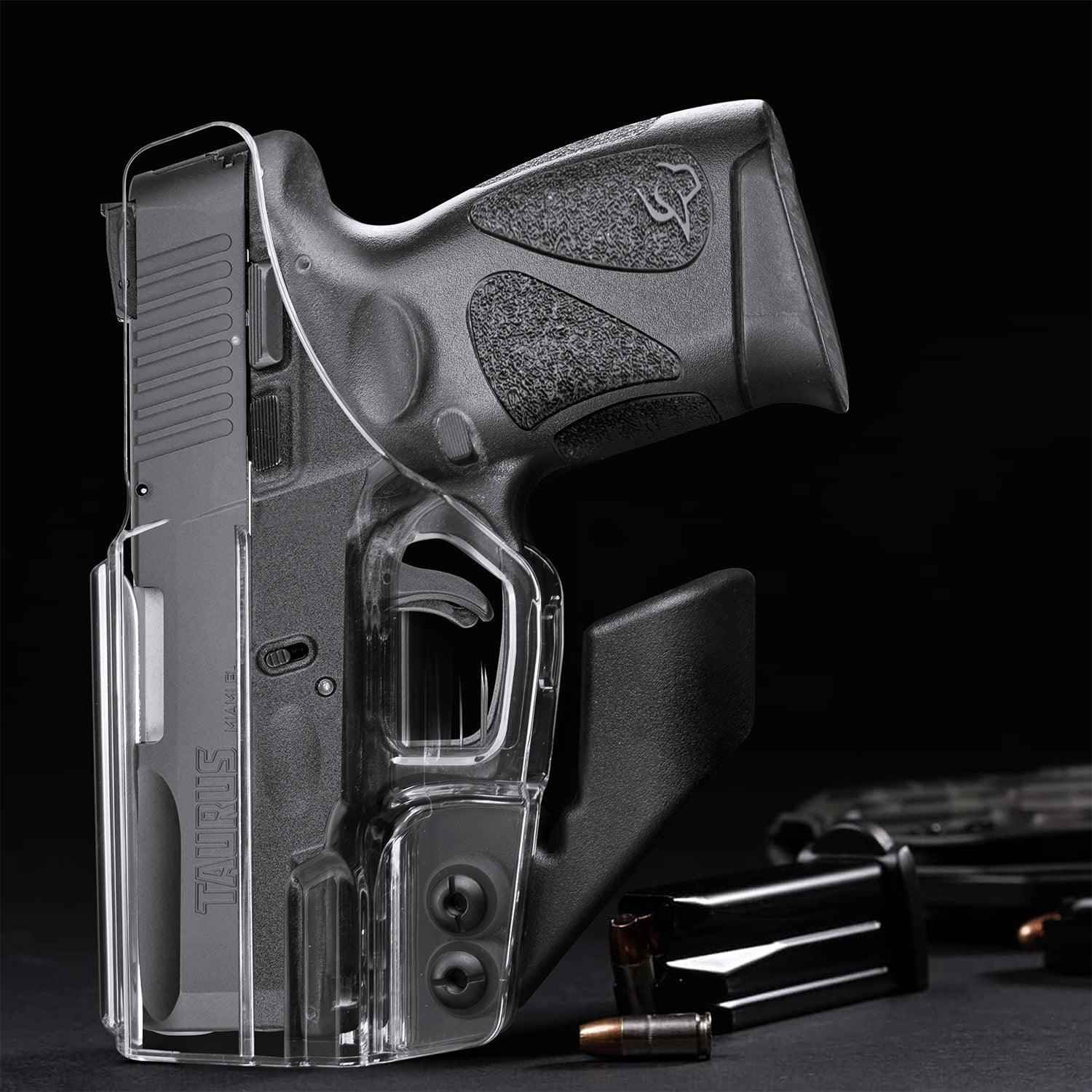 Clear Taurus G2C / G3C / Millennium PT111 G2 / PT140 Pistol Inside Waistband Concealed Carry Holster with Claw Red Dot Optics Sight | WARRIORLAND