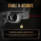 Red Laser Sight Tailored Fit M&P Shield 9mm/.40 Pistol (Not Fit M&P Shield Plus), Ultra Compact Shield 40 Beam Sight, Gun Sight with Ambidextrous On/Off Switch & Power Indicator, WLS-102|WARRIORLAND - WARRIORLAND