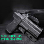 Glock 20 21 22 Holster OWB Kydex Holster Optics Cut: Glock 21 / Glock 20 (Gen 3 4 5) & Glock 22 Gen 5, Outside Waistband Open Carry G21 Holster with 1.75 Inch Paddle, Adj. Retention & Cant, Right|WARRIORLAND