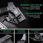 1.75 Inch Metal Clip Kydex IWB Holster with Claw Wing RDS Optics Cut for Sig Sauer P365/P365X/P365XL/P365 SAS  | Right Hand