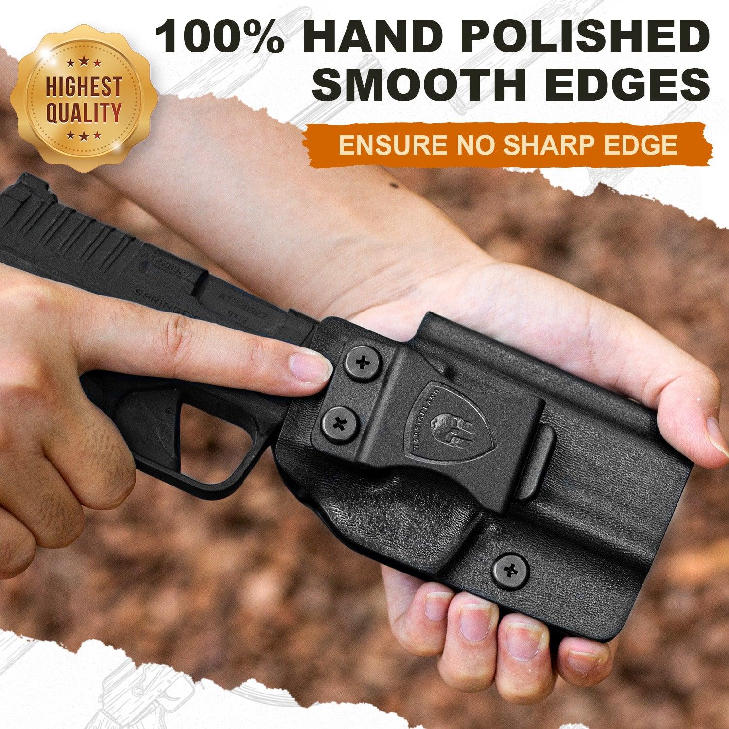 Springfield Hellcat Pro Holster IWB Kydex Holster ,Adj. Retention & Cant, Right/Left Hand Optional|WARRIORLAND - WARRIORLAND