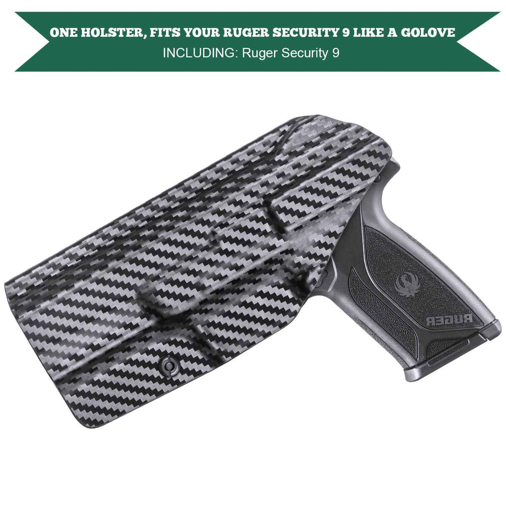 Ruger Security 9mm Compact Holster IWB Carbon Fiber Kydex | WARRIORLAND