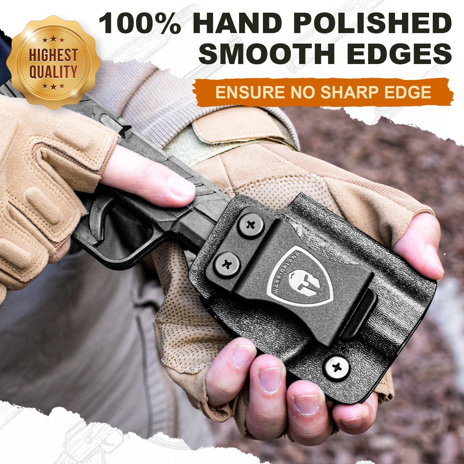 Ruger LCP MAX Holster IWB Kydex Holster Optics Cut: Ruger LCP Max .380 Pistol, Inside Waistband Appendix Carry MAX .380 Holster, Adj. Retention & Cant, Right/Left Hand Optional|WARRIORLAND - WARRIORLAND