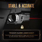 Red Laser Sight Tailored Fit G43X MOS / 48 MOS, Ultra Compact G43X MOS Beam Sight, Gun Sight with Ambidextrous On/Off Switch & Power Indicator, WLS-100|WARRIORLAND - WARRIORLAND