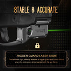 WLS-101G Green Laser Sight and Kydex Holster Combo Tailored Fit Taurus G2C/G3C/PT111 Millennium G2/PT140, Ultra Compact G2C Beam Sight, Gun Sight with Ambidextrous On/Off Switch & Power Indicator|WARRIORLAND - WARRIORLAND