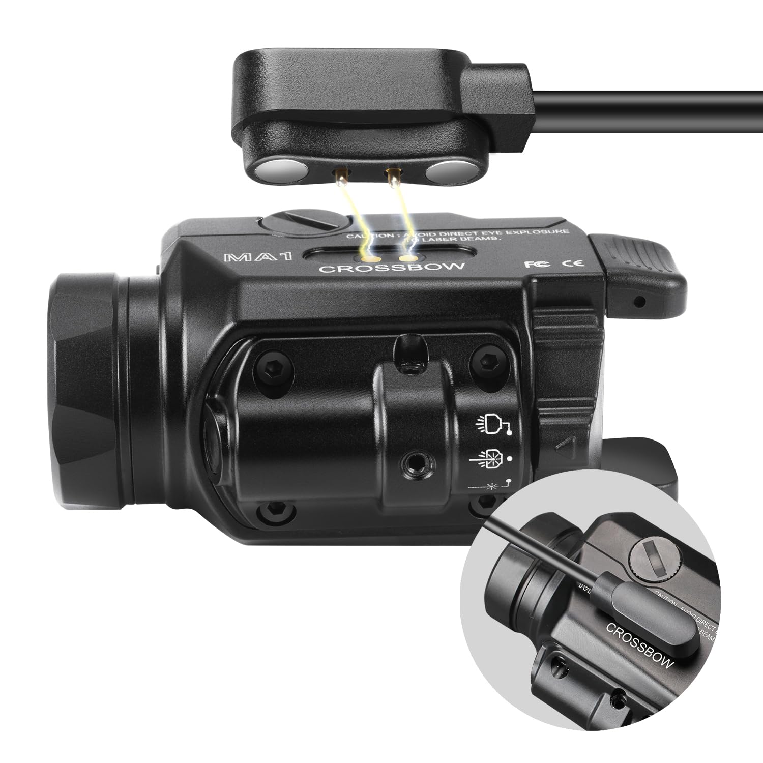 WARRIORLAND The Magnetic Charge Cable  for MA1 and MA2 Tactical Light - WARRIORLAND