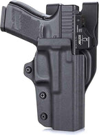 OWB Kydex Level II Retention Thumb Release Glock Holster 17 19  22 23 31 32 Gen 4 5 19X 44 45