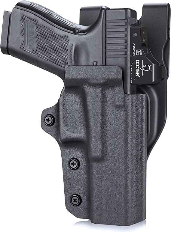 OWB Kydex Level II Retention Thumb Release Glock Holster 17 19  22 23 31 32 Gen 4 5 19X 44 45