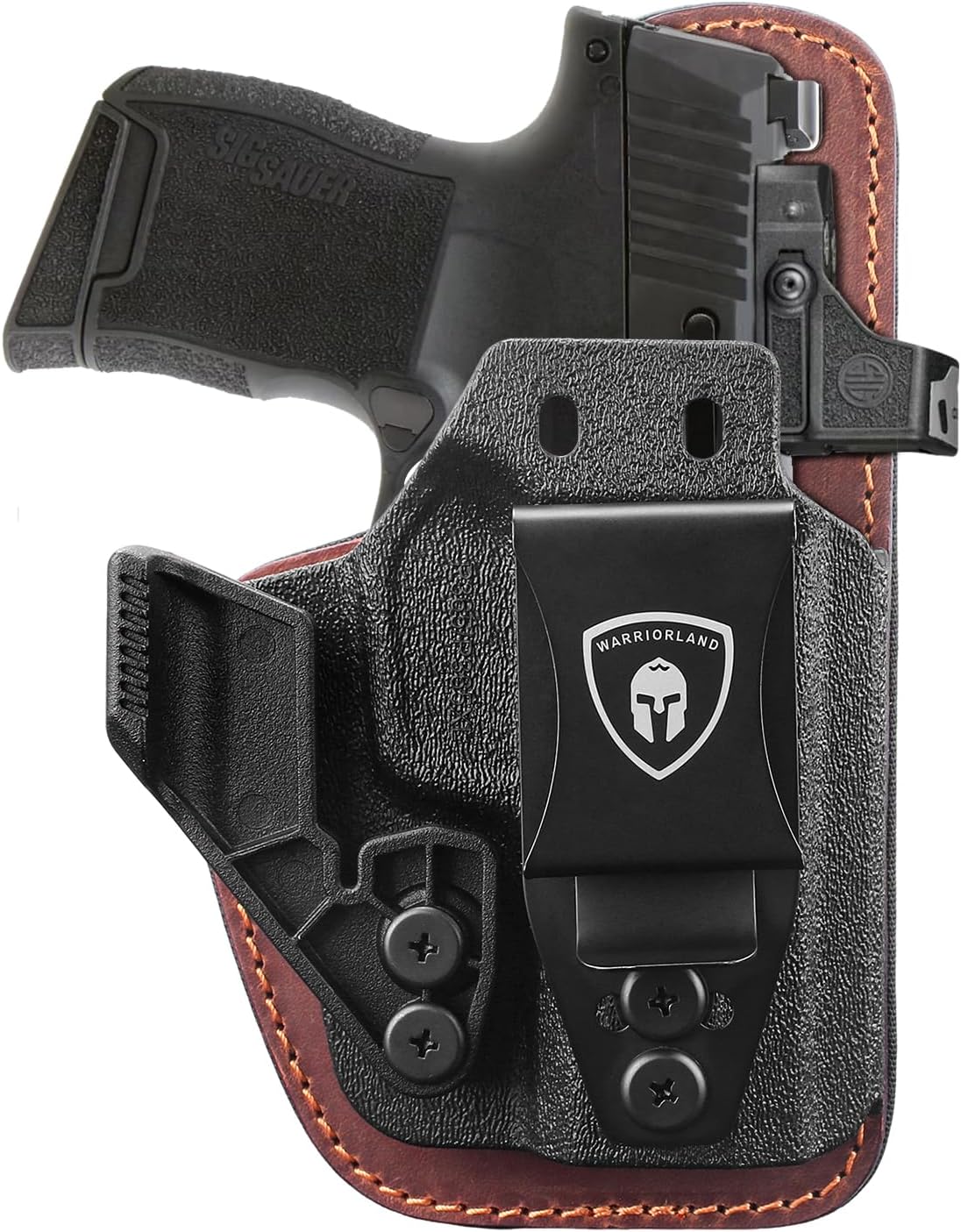 Sig P365 / P365X / P365 XL IWB Hybrid Holster - WARRIORLAND Optic-Ready Concealed Carry, Adj. Height/Cant/Retention, Ultimate Comfort, Right Hand - WARRIORLAND