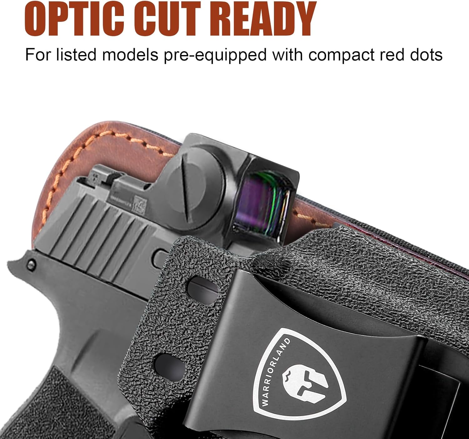 Sig P365 / P365X / P365 XL IWB Hybrid Holster - WARRIORLAND Optic-Ready Concealed Carry, Adj. Height/Cant/Retention, Ultimate Comfort, Right Hand - WARRIORLAND