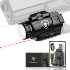 WARRIORLAND MB1 500 Lumens Portable Universal Rail Mounted Weapon Light - Red Laser & White LED Combo with Taurus G2C/G3C Claw Holster - Three Operation Modes & Power Indicator MB1w/G2C - WARRIORLAND